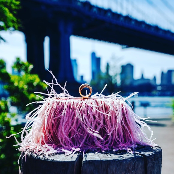 COPY - Molly Feather Clutch - Picture 5 of 6